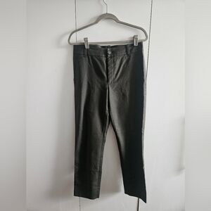 Vince Olive Green Size 6 Cotton Pants